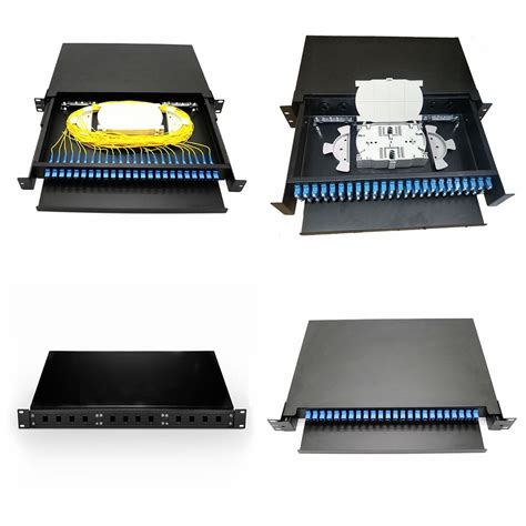 fiber junction box price|rack mount fiber termination box.